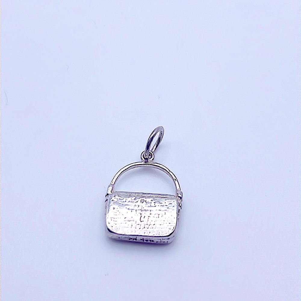 925 Sterling Silver Handbag Charm or Pendant - Picture 4 of 4